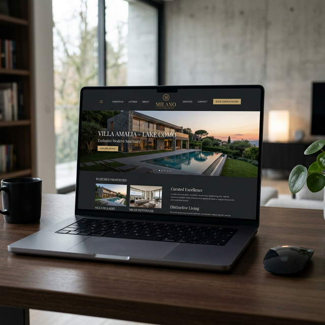 Progetto immobiliare — web design