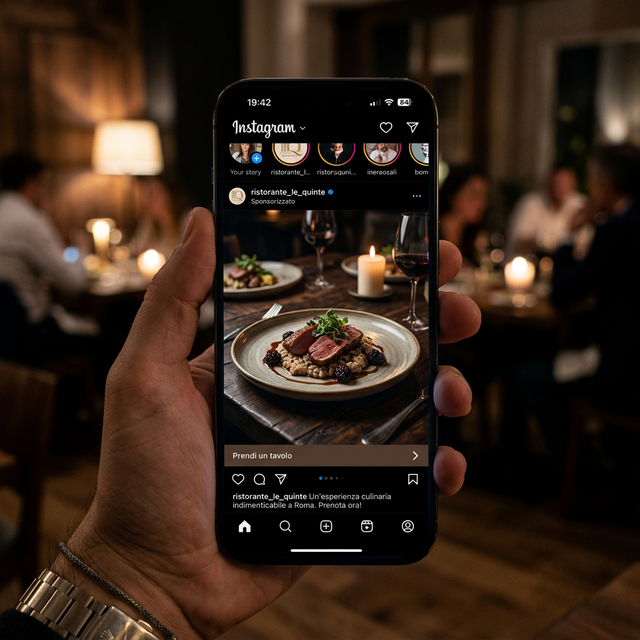 Social media ristorante